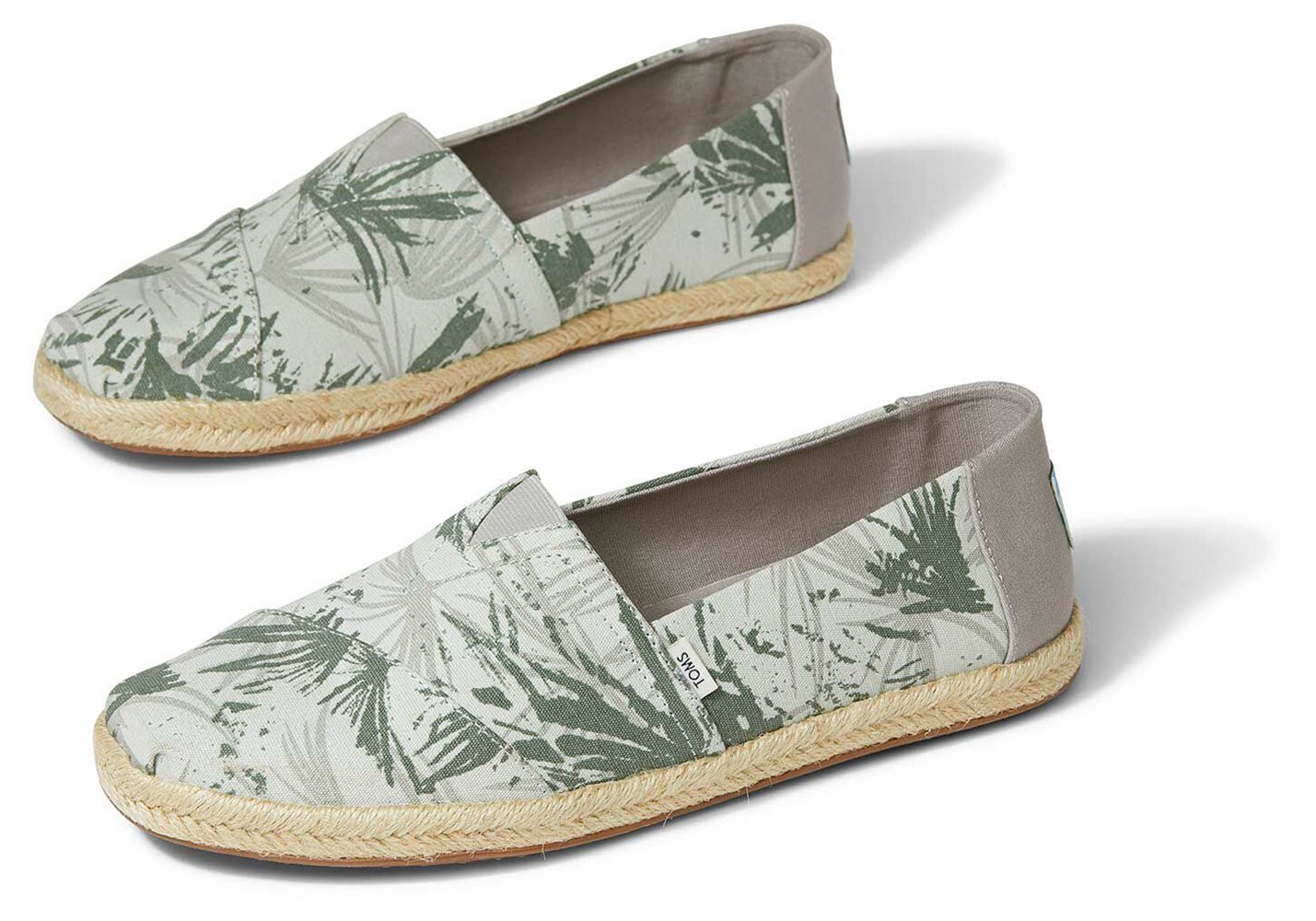 Toms Espadryle Męskie Zielone - Alpargata Rope - 57ANQMOZF